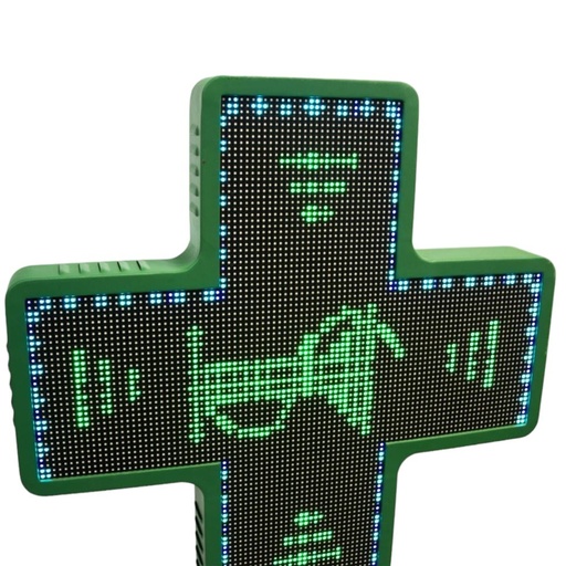 Cruz de farmacia LED programable multicolor RGB P6