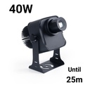 GOBO 40W rotating outdoor LED spotlight - IP65