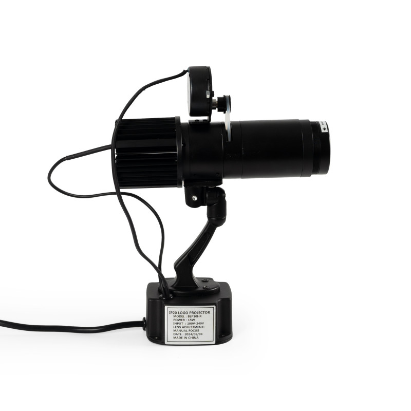 Rotating LED GOBO Projector - 15W - Indoor - 20° Optics - IP20