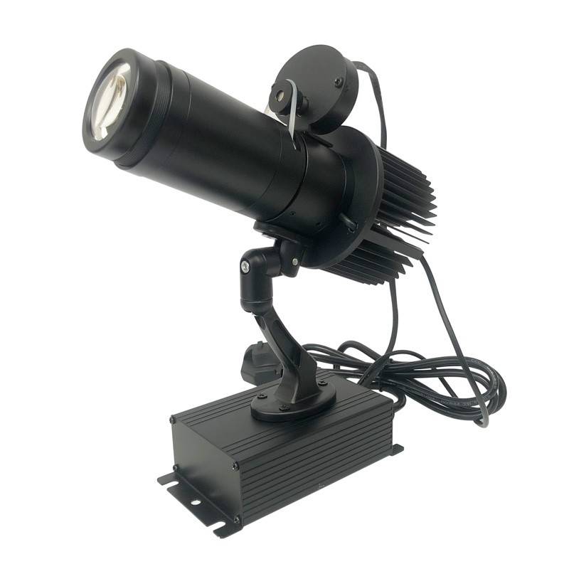 Rotating LED GOBO projector - 30W - Indoor - 20° Optics - IP40