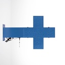 Cruz de veterinaria doble cara 50*50cm EXTERIOR color azul input AC100-240V con control remoto