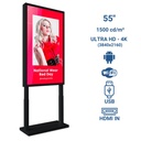 4K UHD LCD Display for display windows - 55" - Android - Indoor