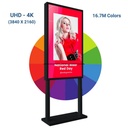 4K UHD LCD Display for display windows - 55" - Android - Indoor