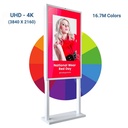 4K UHD LCD Display for display windows - 55" - Android - Indoor