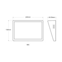 LCD tabletop AD display - 10.1'' - Horizontal screen- Touch - Android 10