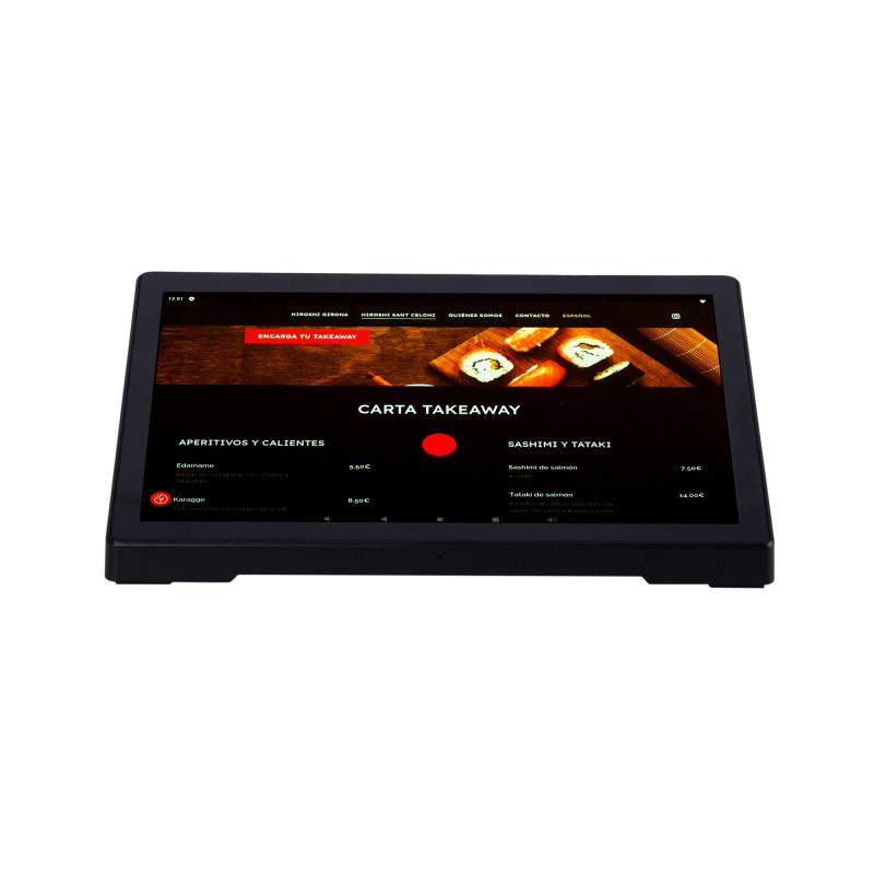 LCD tabletop AD display - 10.1'' - Horizontal screen- Touch - Android 10