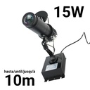 Projecteur GOBO LED rotatif 15W - Intérieur - Optique 20° - IP20