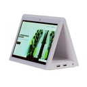 10,1'' LCD Tisch-Werbedisplay Digital Signage mit Kamera - Doppelbildschirm - Touch - Android 10