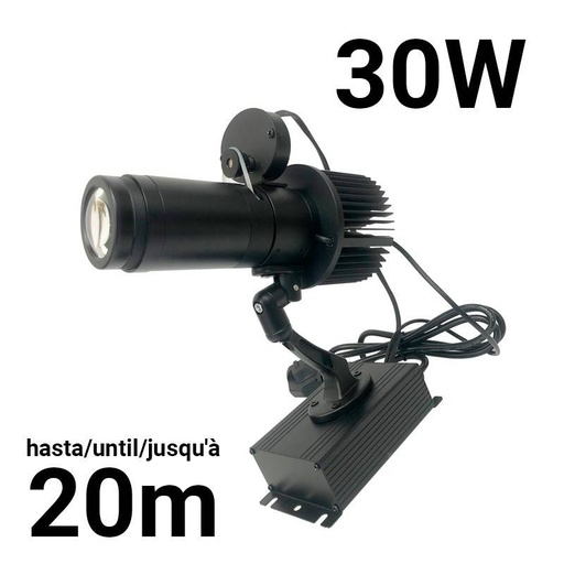 [BLP30I-R] Faretto LED GOBO 30W rotante per interni - Ottica 20° - IP40