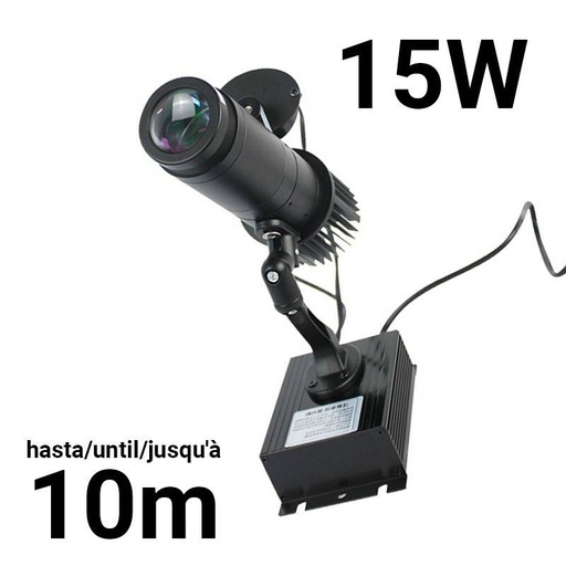 [BLP10I-R] Indoor GOBO LED Projector - 15W - IP20